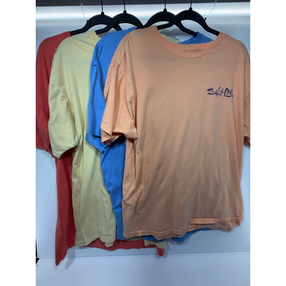 Salt Life Mens XL Graphic T-Shirt Lot 4 Pack Cotton Fishing Beach Coastal Style